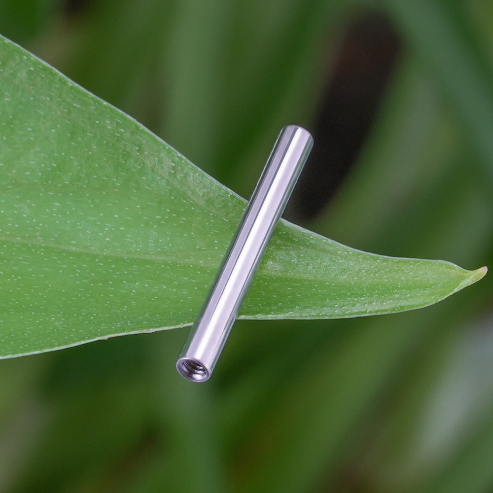 Straight barbell piercing implant grade titanium
