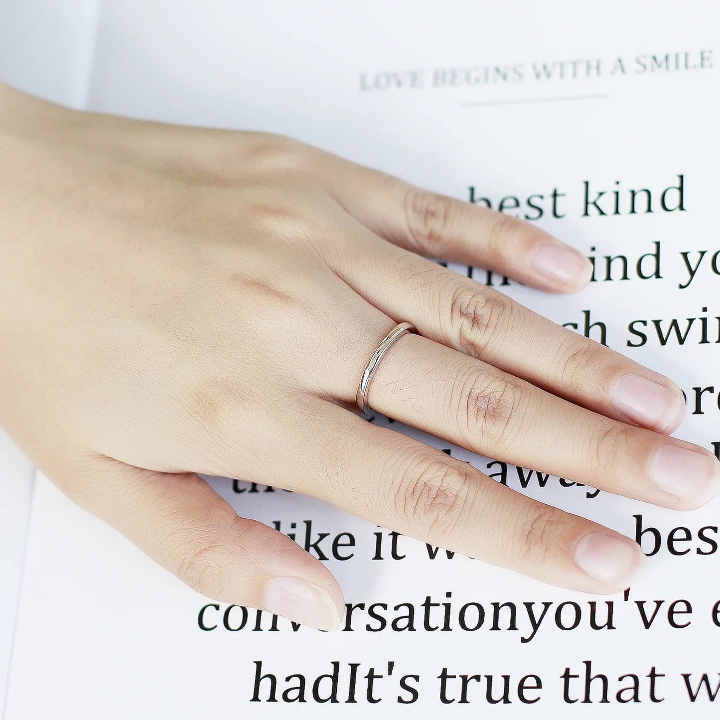 Plain gold wedding band simple and classic