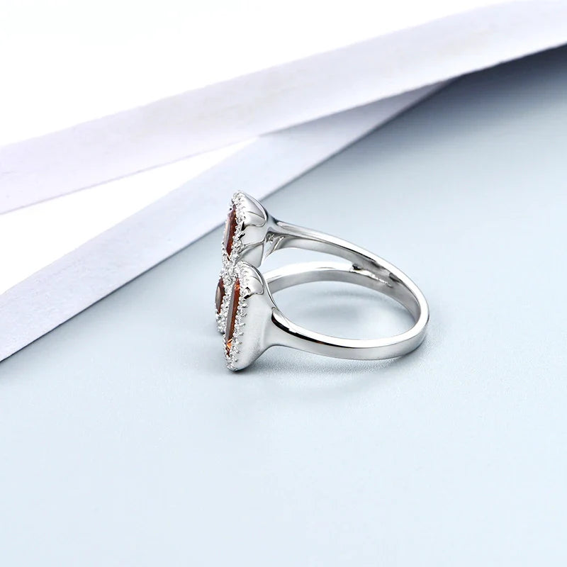 Zultanite ring three stones