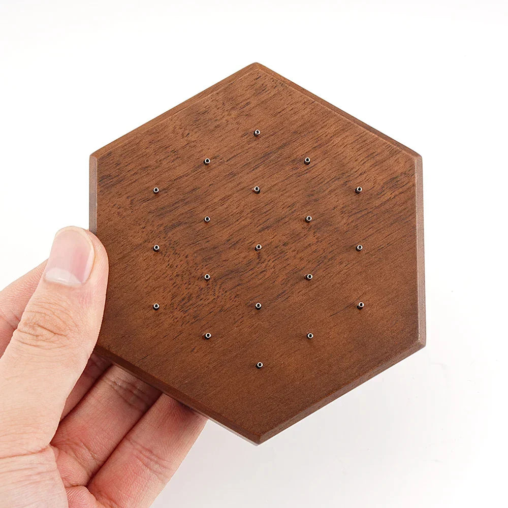Stud earring organizer black walnut wood body jewelry display lip stud nose stud