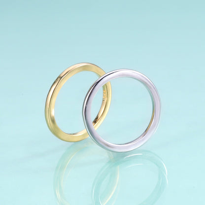 Plain gold wedding band simple and classic
