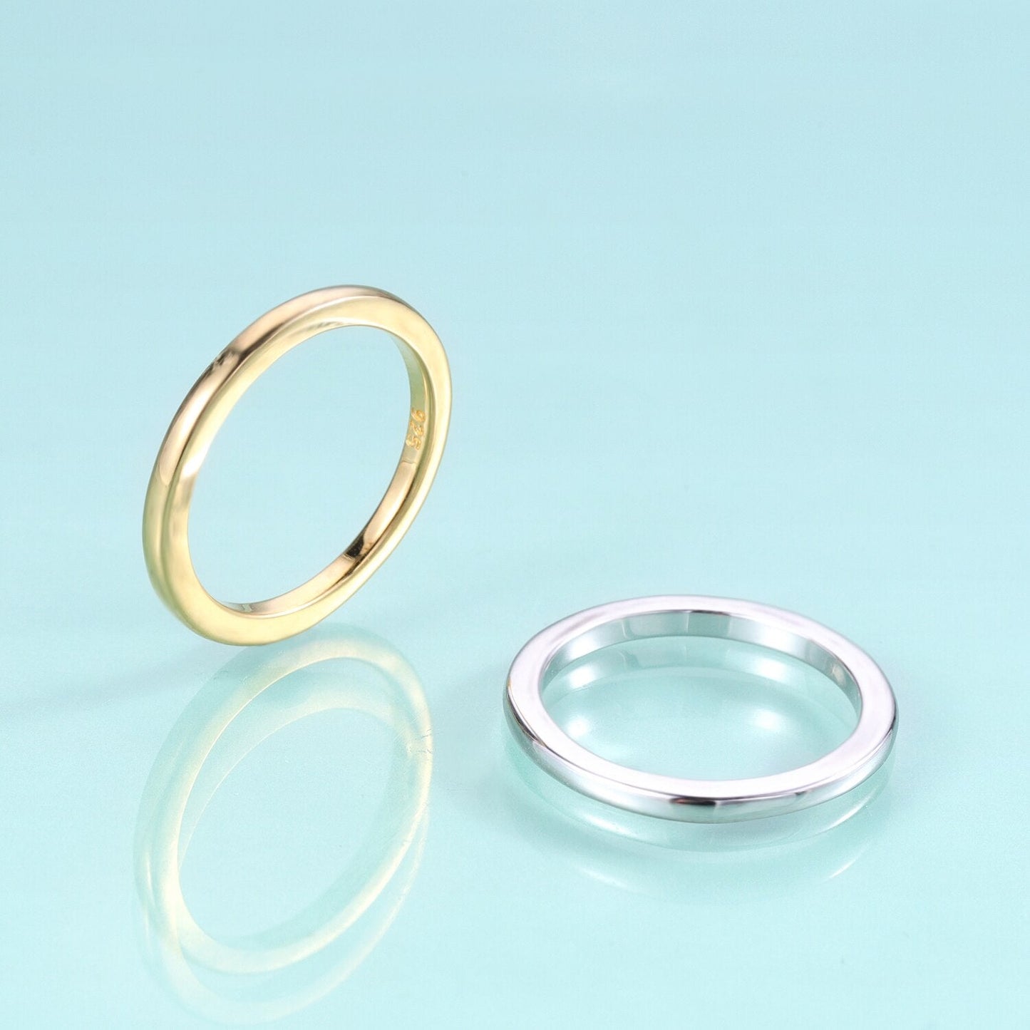Plain gold wedding band simple and classic