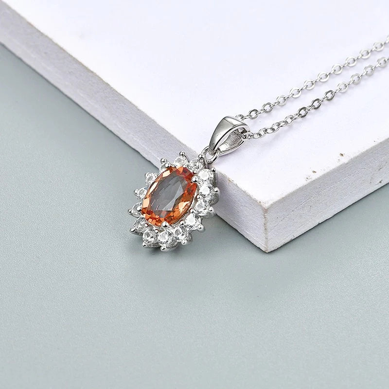 Diaspore necklace vintage style