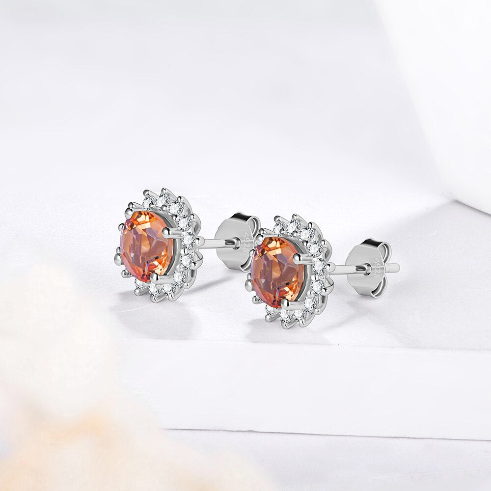 Zultanite earrings sterling silver vintage style