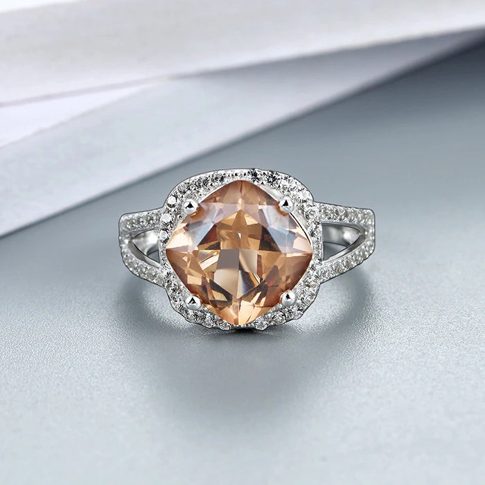 Zultanite ring art deco style color changing