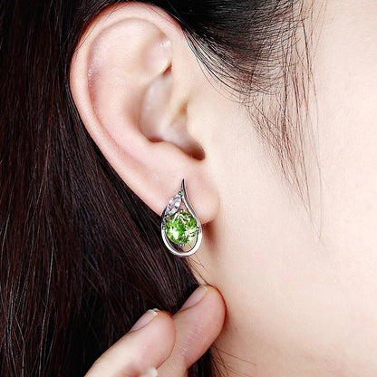 Zultanite stud earrings in sterling silver