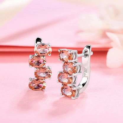 Zultanite earrings with a modern and luxurious design