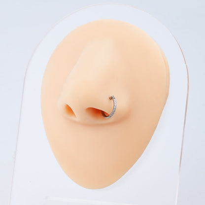 Septum clicker ring titanium 16 gauge