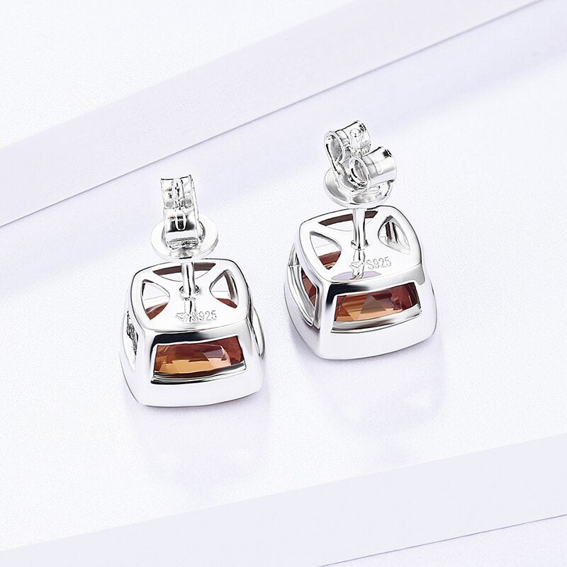 Zultanite stud earrings cushion cut