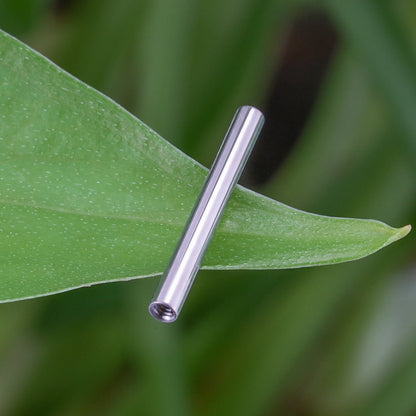 Straight barbell piercing implant grade titanium