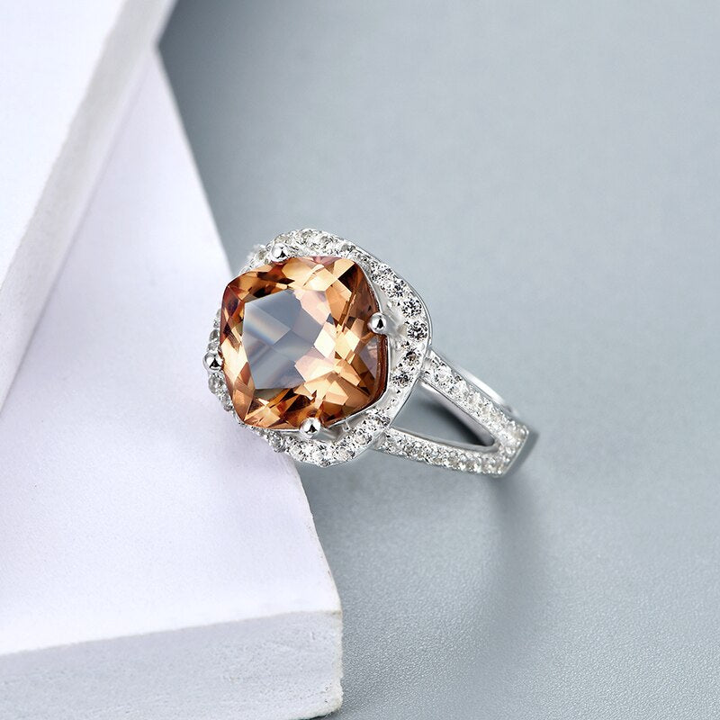 Zultanite ring art deco style color changing