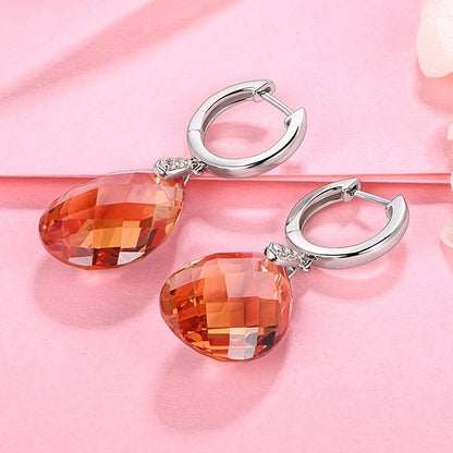 Zultanite gemstone earrings dangle earrings color change