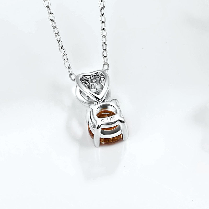 Zultanite necklace round pendant color changing