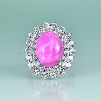 Art deco ruby ring Princess Diana ring replica