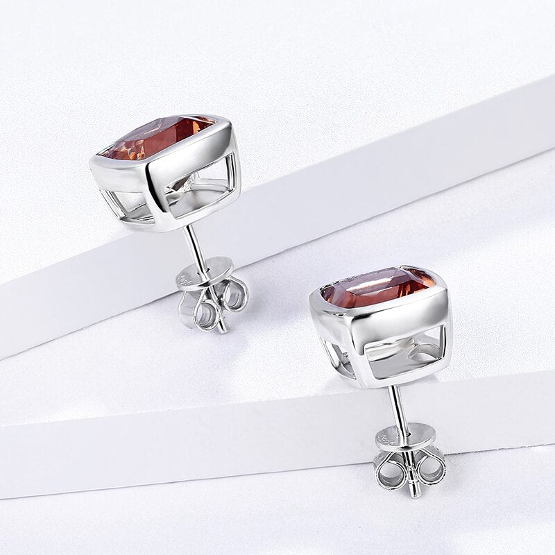 Zultanite stud earrings cushion cut