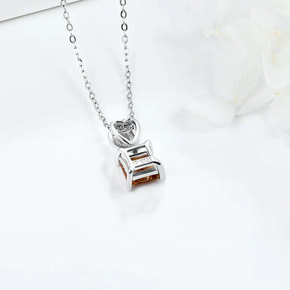 Zultanite necklace square pendant color changing