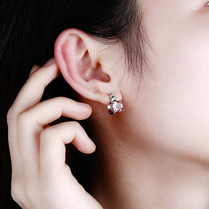 Zultanite earrings color changing cushion cut in sterling silver