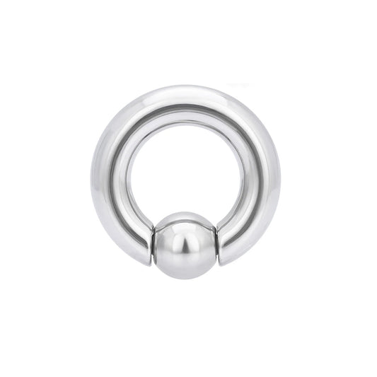 Large gauge earring septum piercing nose piercing titanium captive bead ring 4G 6G 8G