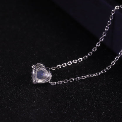 Real moonstone bracelet in a heart shape love bracelet silver moonstone bracelet
