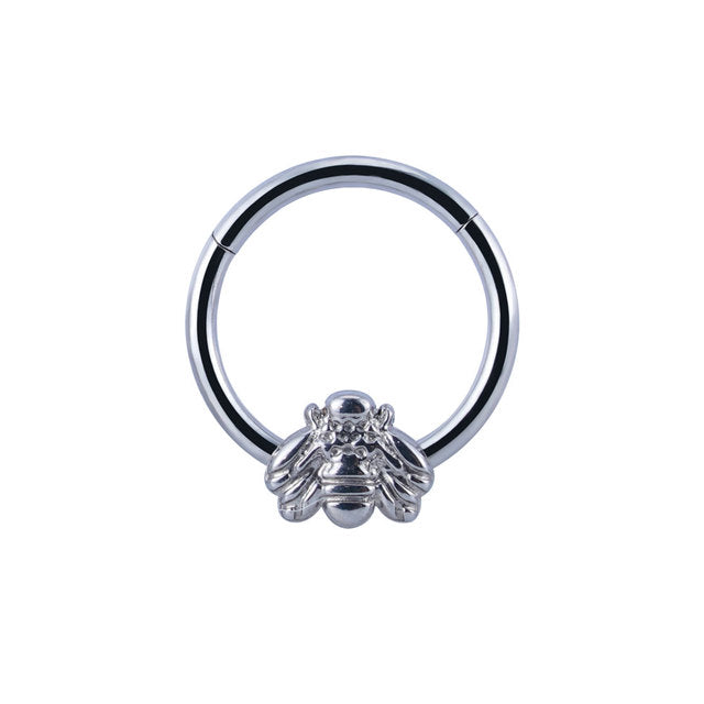 Cute and pretty septum rings with a bee 16 gauge