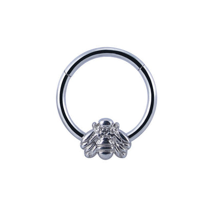 Cute and pretty septum rings with a bee 16 gauge