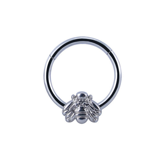 Cute and pretty septum rings with a bee 16 gauge