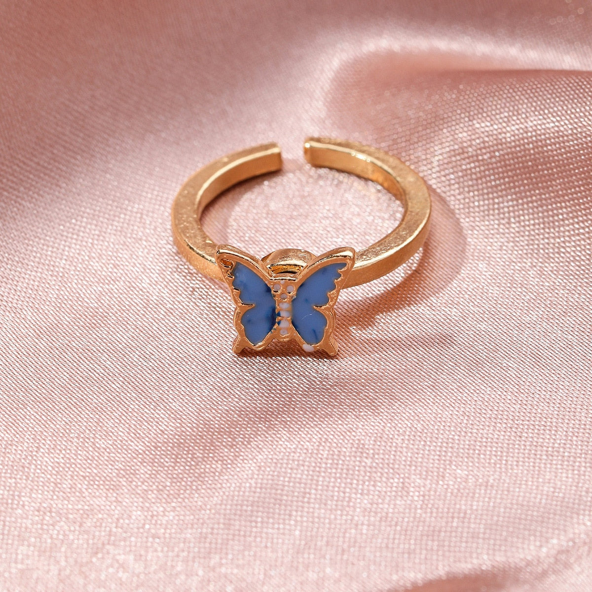 Butterfly anxiety ring