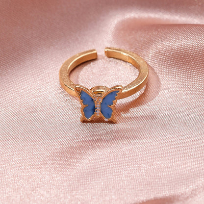 Butterfly anxiety ring