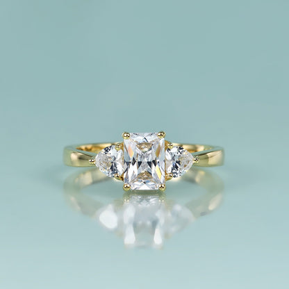 Moissanite engagement ring Meghan Markle engagement ring three stone