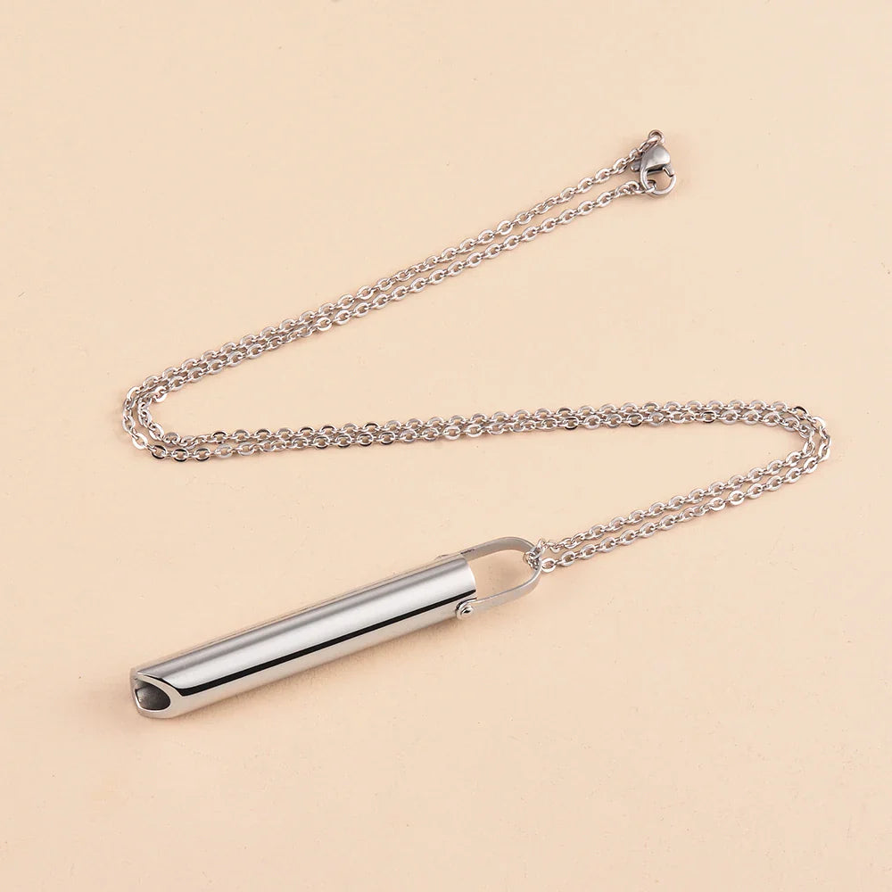 Anxiety breathing necklace mindful breathing necklace anxiety whistle anxiety whistle
