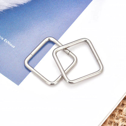 Square septum ring 16G titanium septum clicker