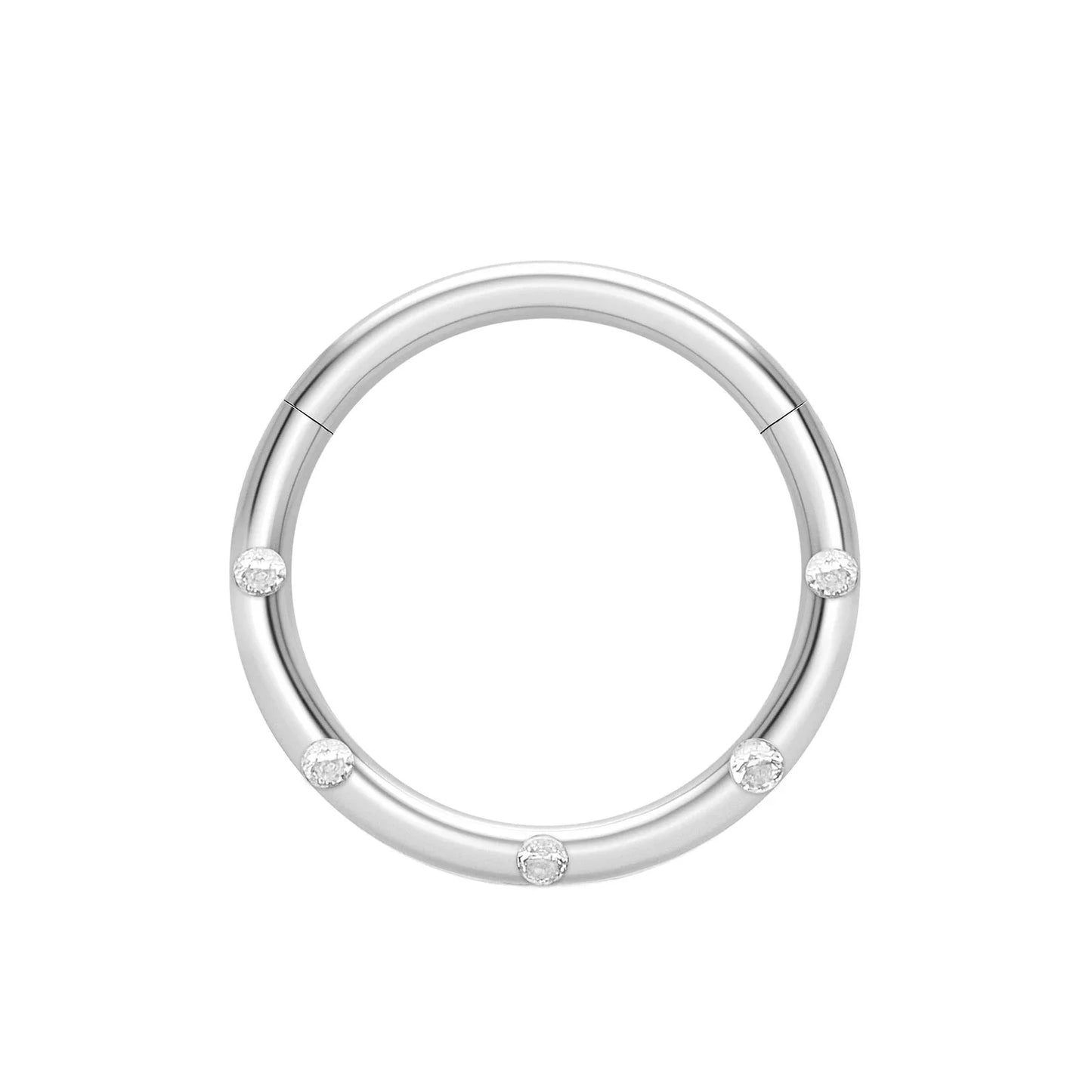 Daith hoop piercing gold daith earring 16G black blue green with CZ stones