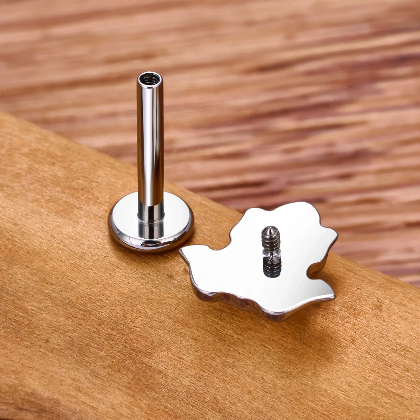 Frog nose stud frog stud earring titanium 16G cute nose studs