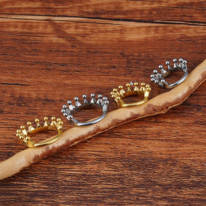 Crown piercing crown helix earring ASTM F136 titanium conch earlobe snug piercing