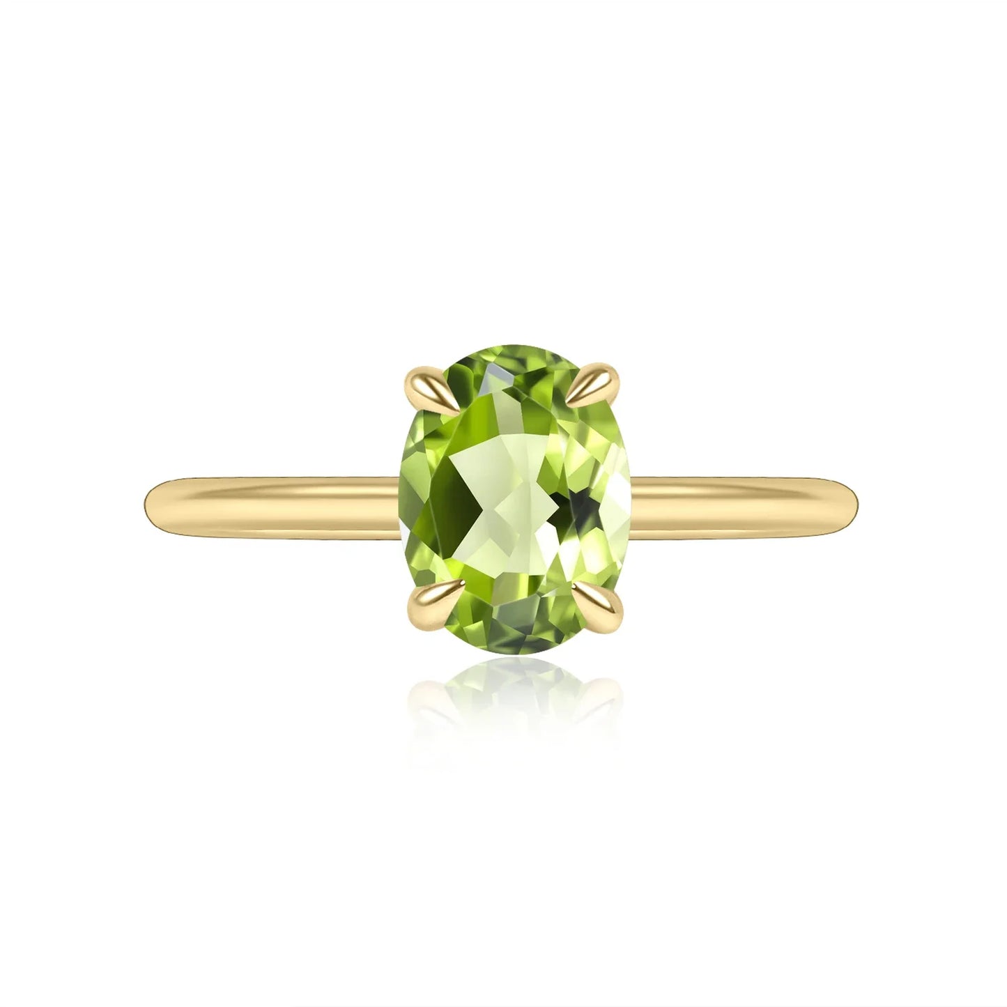 Moonstone birthstone ring simple and dainty oval moonstone ring affordable engagement ring