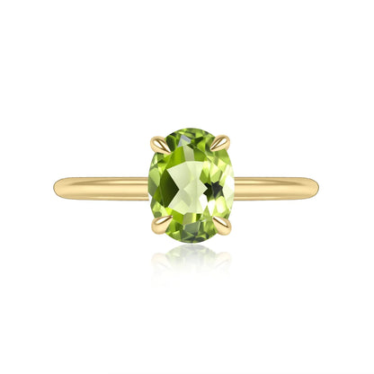 Moonstone birthstone ring simple and dainty oval moonstone ring affordable engagement ring