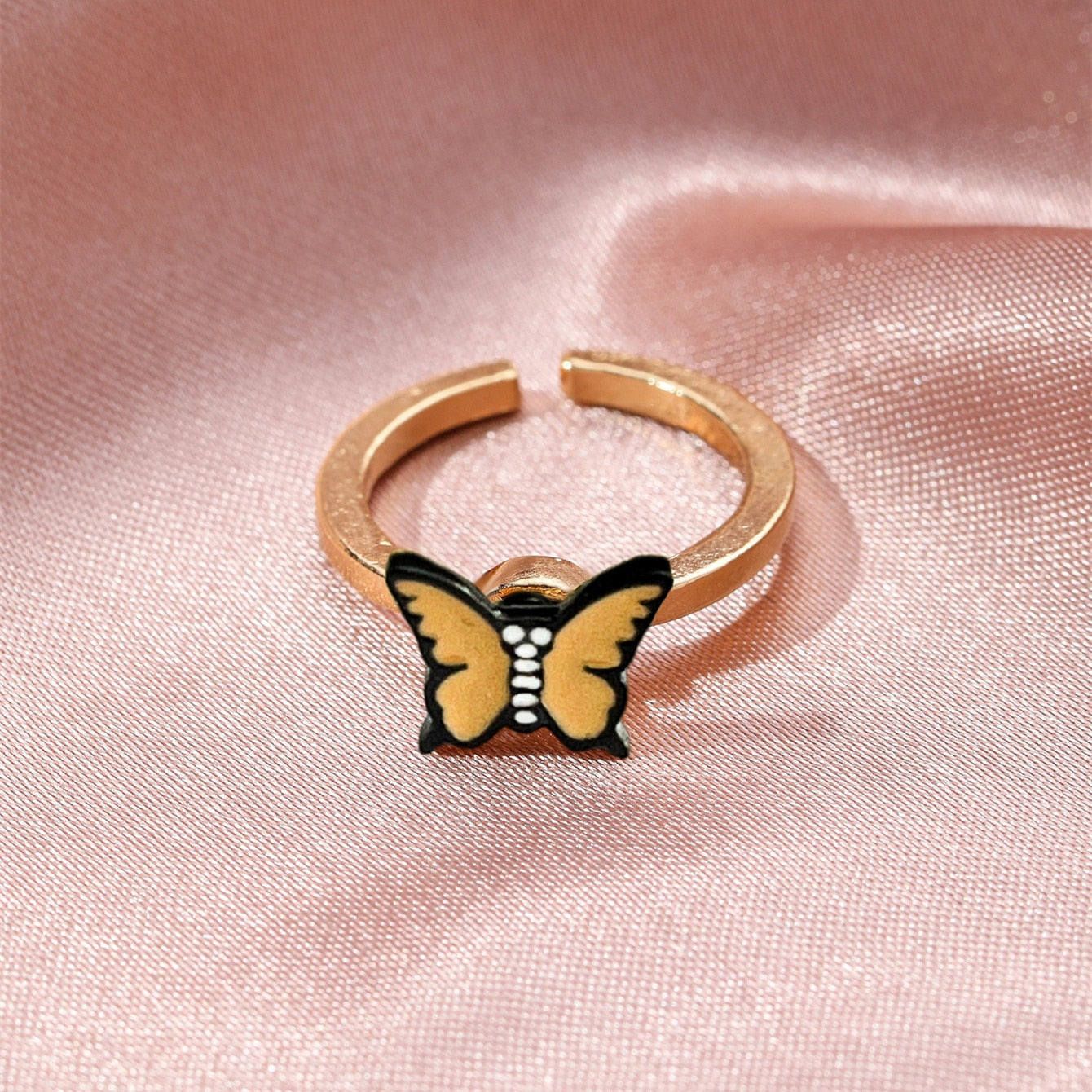 Butterfly anxiety ring