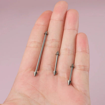 Arrow industrial piercing spike industrial piercing 14G 16G titanium barbell