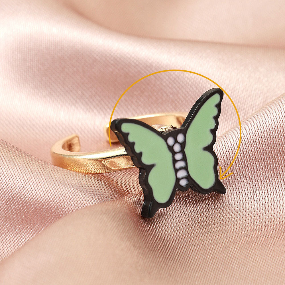 Butterfly anxiety ring