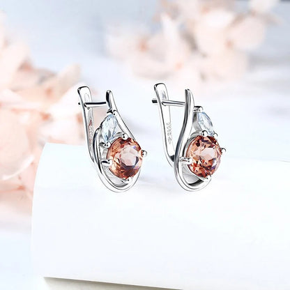 Zultanite stud earrings in sterling silver