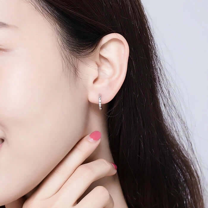 Classic huggie earrings