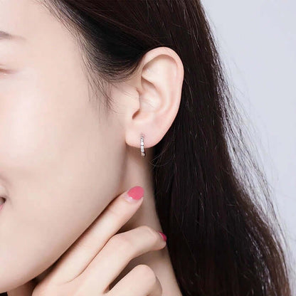 Classic huggie earrings