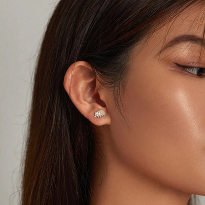 Sloth earrings cute and unique made of sterling silver