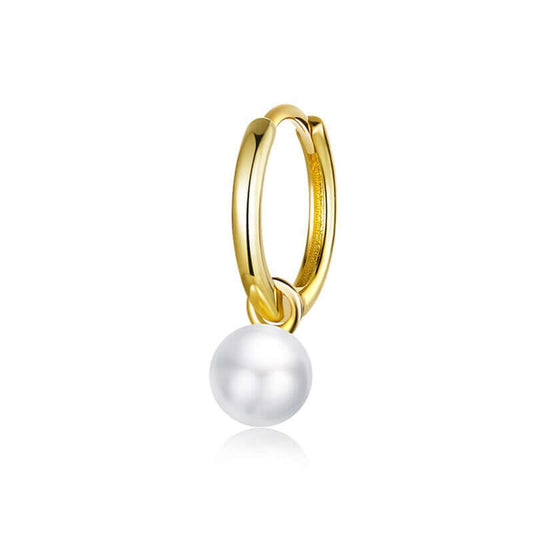 Pearl mono earring