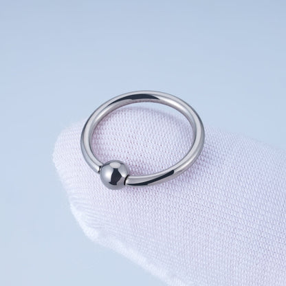 16 gauge nose ring captive bead