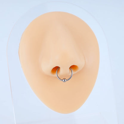 16 gauge nose ring captive bead