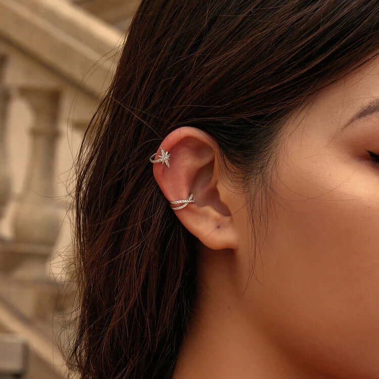 Star cuff earring